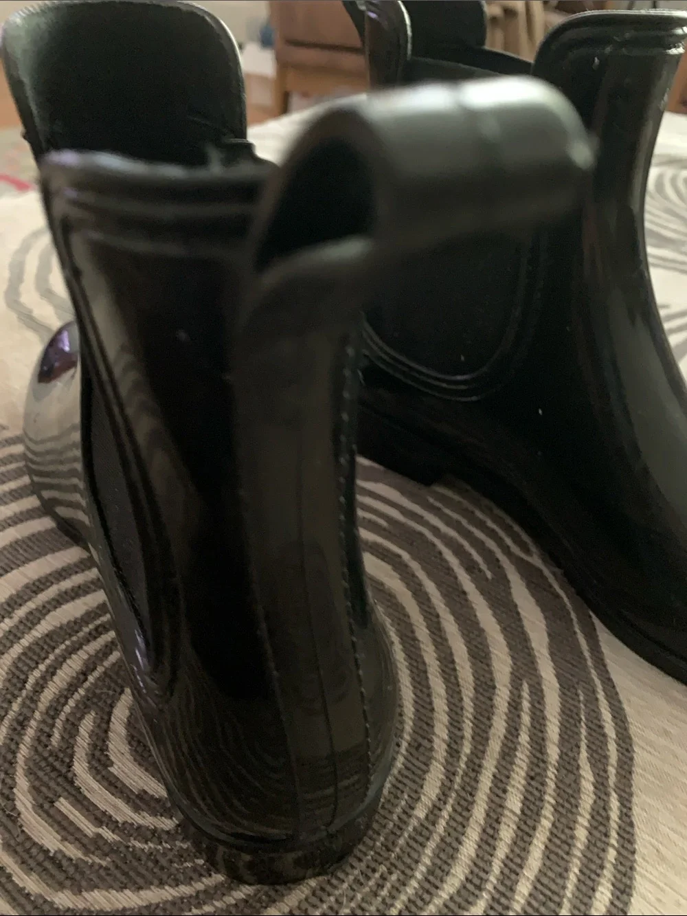 Source Unknown Black Men's Chelsea Rain Boots